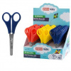 EASY Kids Školské nožnice s mierkou 13 cm, 30 ks v balení, žlté-červené-modré