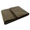 GEKO Plachta, PP + PE, 4 × 5 m, 200 g/m2, hnedá