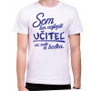 Fajntričko Tričko - Najlepší učiteľ a bodka, Farba biela, Strih/ Variant Pánsky/UNISEX