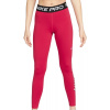 Dámske legíny Nike Pro Dri-Fit Tight Hi Rise - mystic hibiscus/black/white - Ružový (L)