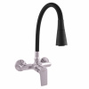Arttec Vodovodní baterie dřezová s flexibilním ramínkem se sprchou COLORADO, Barva: chrom/černá, Rozměr: 150 mm