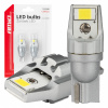 LED žiarovka CANBUS T10 W5W 16SMD 2SMD 3014 3030 Biela 12V 24V