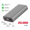 Swissten aluminum power bank 20000 mah 20w power delivery grey 22013916