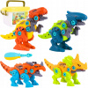KONŠTRUKČNÝ SET NA KRÚTENIE DINOSAUROV, SKRUTKOVACIE KOCKY