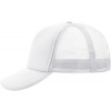 Myrtle Beach | MB 70, 5 panelová polyesterová sieťovaná šiltovka, biela