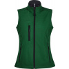 SOL'S | Rallye Women, Dámska 3-vrst. softshell. vesta, zelená bottle, L