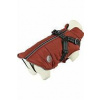 Obleček bunda pro psy S POSTROJEM terakota 35cm Zolux