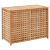 vidaXL Kôš na bielizeň 87,5x46x67 cm masívne orechové drevo - Hnedá - 62292-17211