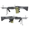 A&K Airsoftové ľahký guľomet M60 E4 MK43, celokov