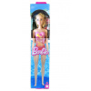 Barbie Beach Blondýnka v růžových plavkách