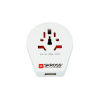 SKROSS cestovní adaptér Europe USB pro cizince v ČR, USB-A 12W, typ E/F