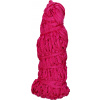 HKM Sieť na seno Simple HKM, 105 cm, oká 5x5 cm, pink