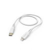 Hama Nabíjací kábel USB USB 2.0 Apple Lightning konektor, USB-C ® zástrčka 1.5 m biela flexibilný 00201574; 00201574