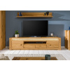 Bighome - TV stolík divoký dub 223x40x53 prírodná olejovaná KENT