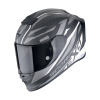 Moto prilba SCORPION EXO-R1 EVO CARBON AIR RUNNER matná čierno / biela - Veľkosť S