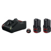 Bosch 2× GBA 12 V 3.0 Ah + GAL 12V-40 1.600.A01.9RD