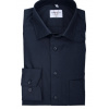 Marvelis Modern Fit pánska košeľa 100% popelín modrá Navy predľžený rukáv, Veľkosť 42
