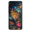 Lesklé pouzdro iSaprio pro Huawei P30 Lite - Flower Jaguar (Lesklé pouzdro, kryt, obal iSaprio Exclusive na mobil Huawei P30 Lite s motivem Flower Jaguar - elegantní skleněný vzhled, skvělá ochrana mo