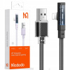 Kábel McDodo USB - Apple Lightning 1,8 m, čierny