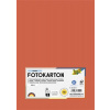 FOLIA Dekoračný kartón, 2 stranný, A4, 300 g, 50 listov, FOLIA, oranžový