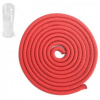 Gymnastické bavlněné švihadlo Sedco 3m - PVC Tuba, červená