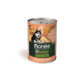 Monge BWild Grain Free Adult konzerva pre psov - losos s tekvicou a cuketou 400 g