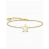 Thomas Sabo A2162-413-39-L19V Gold-plated bracelet w. star pendant