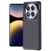 Techsuit CarbonFiber puzdro pre Xiaomi Redmi Note 14 Pro 4G / Poco F7 – čierne KF2347303