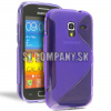 Silikónový obal Samsung Galaxy Ace 2 – TPU – fialová