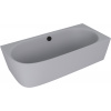 Polysan SUSSI R rohová stojaca vaňa, liaty mramor 160x70x49,5cm, šedá mat, 90191R.31