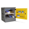 Ekologická skriňa PolyStore-Mini, plast, Š 60 cm, 2 rošty pozinkovaný, typ PS 611.2