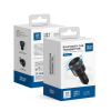 FM transmitter s funkciou nabíjania Blue Star AutoHarmony C81 QC3.0 PD 42W sivý