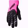 THOR SPECTRUM WOMAN BLACK/PINK motokrosové rukavice M