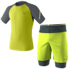 Komplet DYNAFIT Alpine Pro M S/S Tee + Ultra 2/1 Shorts M Ultra Yellow