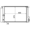 MAHLE Chladič, chlazení motoru BEHR CR 1078 000S