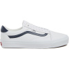 VANS Old Skool Lux LEATHER WHITE/NAVY - 36