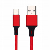 Kábel PAWONIK USB - USB typ C 1,5 m červený