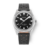 Nivada Grenchen Super Antarctic 35 mm - Black White Luminova - Black Racing Strap + 5 rokov záruka a darček ZADARMO