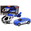 mamido Sada vozidla Vrtuľník Auto Police Sound