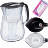 Filtračná kanvica Aquaphor Provence 4,2 l, čierna + filter