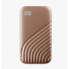 SanDisk WD My Passport SSD externý 2 TB , USB-C 3.2 , 1050/1000 MB/s R/W PC a Mac , zlatá WDBAGF0020BGD-WESN
