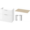 Súprava skrinka Cersanit City S584-018-DSM, doska Cersanit Moduo S590-023, S599-0162, S584-034