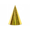 PartyDeco čiapočky zlaté 10cm 6ks