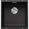 Jednokomorový drez Blanco Subline 400-U, granit, čierny