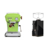 Ascaso Dream PID, Fresh Pistachio + Eureka Mignon Turbo, BL black