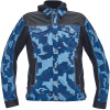 CERVA NEURUM CAMOU / Pracovná bunda s kapucňou - navy 60