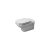 DURAVIT 1930 závesné WC s hlbokým splachovaním, 355 mm x 580 mm, s povrchom WonderGliss, 01820900001