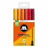 Akrylové Popisovače Molotow - One4All 127HS Hot Set - Ohnivý set 6 kusov