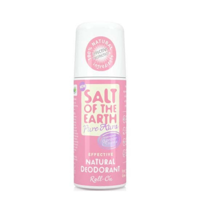 Prírodný kryštálový deodorant - roll on PURE AURA Levanduľa - vanilka 75ml Salt of the earth