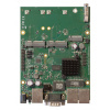 Mikrotik RBM33G router zapojený do sítě Černá, Zelená, Šedá